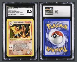 2000 GYM CHALLENGE ERROR FIGHTING SYMBOL HOLO BLAINE'S CHARIZARD #2 CGC 8.5 - Image 1
