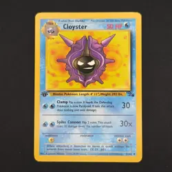 Pokemon TCG Card Cloyster 32/62 Fossil 1st Edition Uncommon Vintage - LP - Image 1