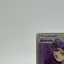 Pokemon TCG Acerola Burning Shadows Holo Full Art Ultra Rare Card 142/147 - Image 2