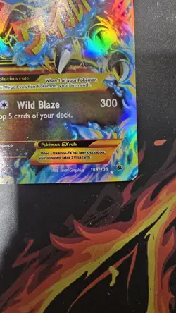 M Charizard EX 108/106 - Secret Rare Gold - XY Flashfire - Pokemon Card - NM - Image 5