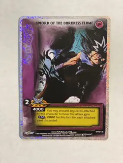 Sword of the Darkness Flame - Uber Rare U76/176 Yu Yu Hakusho TCG Card - Image 1