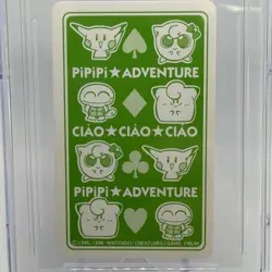 1998 Pokemon Pipipi Adventure Playing Cards 6 Of Spades CGC 7 NEAR MINT - Image 4