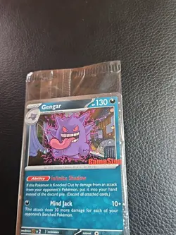 Gengar Promo Card Pokemon Perfect Order Gamestop Stamped 050/088 SEALED - Image 2