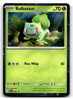 Bulbasaur - (Cosmos Holo) 046 Holo Promo SV: Scarlet & Violet Promo Cards LP - Image 1