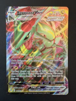 Pokemon TCG Rayquaza VMAX Holo Oversized Card 111/203 SWSH07 Evolving Skies - Image 2