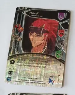 FOIL RENJI PROMO CARD # P34 SHONEN JUMP BLEACH CCG CARD GAME TCG - Image 1