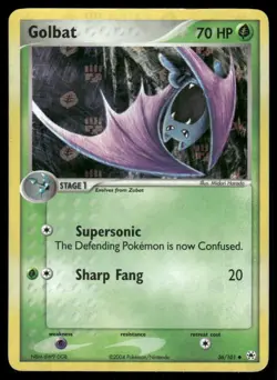 Pokemon Cards Golbat 36/101 Hidden Legends Reverse Holo Uncommon NM - Image 1