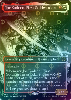 Jor Kadeen, First Goldwarden Borderless Step-and-Compleat FOIL All Will Be One - Image 1