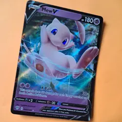 Mew V 069/189 Darkness Ablaze - Half Art pokemon Card holo rare - Image 3