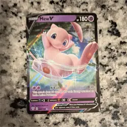 The Pokemon Company Mew V Darkness Ablaze 069/189 Holo 180HP Ultra Rare - Image 1