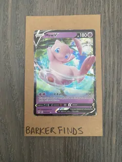 Mew V 069/189 SWSH03 Darkness Ablaze Holo Full Art Pokemon TCG - Image 1