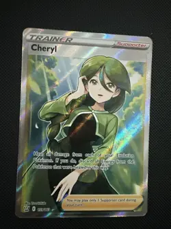Pokemon TCG Cheryl 159/163 Full Art Trainer Battle Styles Ultra Rare NM - Image 1