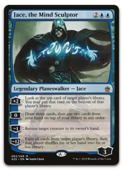 Jace, the Mind Sculptor #62 (NM) Masters 25 A25 Magic MTG - Image 1