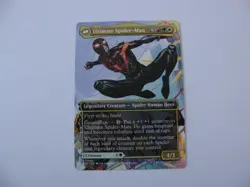 MTG - MILES MORALES + ULTIMATE SPIDER-MAN borderless nr 200 SPM ENG 2025 - Image 2