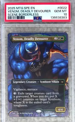 2025 MTG Spider-Man: Venom, Deadly Devourer #0022 PSA 10 - FRESH GRADE 🔥 - Image 1