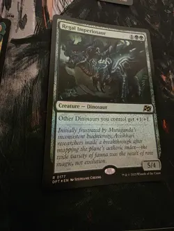 MTG Magic the Gathering Regal Imperiosaur (177/579) Aetherdrift LP FOIL - Image 2