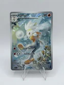 Raboot 147/142 Sv07: Stellar Crown Holo Illustration Rare 90HP Pokemon TCG - Image 1