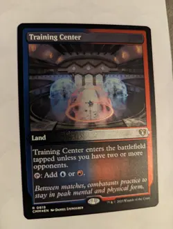 1x Training Center Foil Etched NM - CMM Magic MTG x1 - Image 1
