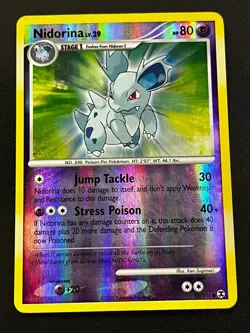 Nidorina 73/111 - Platinum Rising Rivals Reverse Holo Pokemon TCG Card LP - Image 1