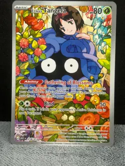 Erika's Tangela 218/217 Illustration Rare ME: Ascended Heroes Pokemon Holo NM - Image 1