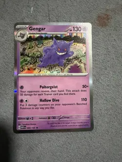 Pokemon TCG 2023 Gengar 094/165 Holo Rare 151 Scarlet & Violet NM - Image 1
