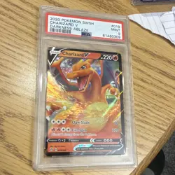 Pokemon Charizard V Swsh03 Darkness Ablaze 019/189 Ultra Rare Holo PSA 9 2020 - Image 1
