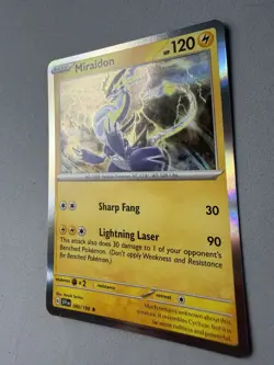 Pokemon TCG * Scarlet & Violet * 80/198 Miraidon HOLO RARE * FRESH PK - Image 2