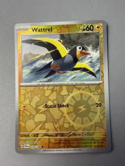 Pokemon TCG * Scarlet & Violet * 78/198 Wattrel REVERSE HOLO Common * FRESH PK - Image 1