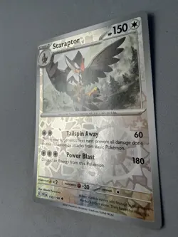 Pokemon TCG * Scarlet & Violet * 150/198 Staraptor REVERSE HOLO Uncommon * NM - Image 2