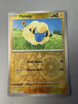 Pokemon TCG * Scarlet & Violet * 66/198 Mareep REVERSE HOLO Common * FRESH PK - Image 1