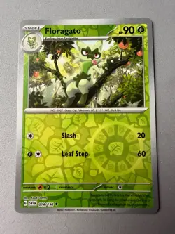 Pokemon TCG * Scarlet & Violet * 14/198 Floragato REVERSE HOLO Uncommon NM - Image 1