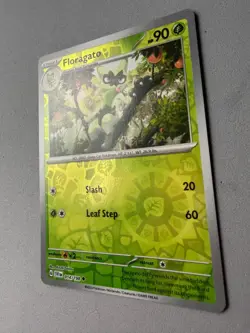 Pokemon TCG * Scarlet & Violet * 14/198 Floragato REVERSE HOLO Uncommon NM - Image 2