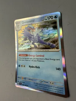 Pokemon TCG * Scarlet & Violet * 54/198 Quaquaval HOLO RARE * FRESH PK - Image 2