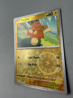 Pokemon TCG * Scarlet & Violet * 74/198 Pawmi REVERSE HOLO Common * FRESH PK - Image 2