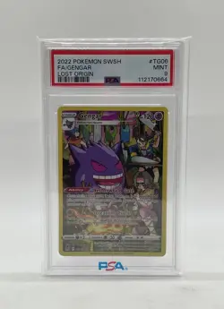 Pokemon TCG Lost Origin Trainer Gallery Gengar #TG06/TG30 Ultra Rare Mint PSA 9 - Image 4