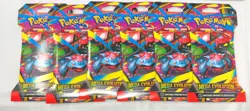 Pokemon Mega Evolution Sleeved Booster Pack LOT of 6 Sealed Packs - Image 1