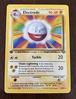 Pokemon TCG Electrode 1st Edition jungle non holo Rare 18/64 - Image 1