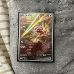 Pokemon. Stufful 154/132 - Me01: Mega Evolution Holo Illustration Rare NM - Image 1