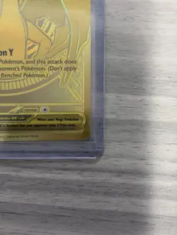 Mega Charizard Y EX 294/217 Gold Hyper Rare, Ascended Heroes, Pokemon TCG (NM) - Image 3