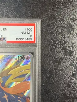 2025 POKEMON PFL EN ZACIAN ILLUSTRATION RARE #100 - PSA 8 - Image 2