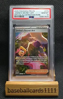PSA 10 Janine's Secret Art 173/131 Prismatic Evolutions Holo Pokemon TCG SIR - Image 1