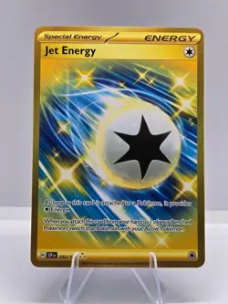 Jet Energy 252/191 Hyper Rare Surging Sparks Pokemon NM - Image 1
