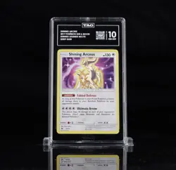 Pokemon S&M Shining Legends Arceus 57/73 Shining Rare Holo Foil TAG 10 - Image 1
