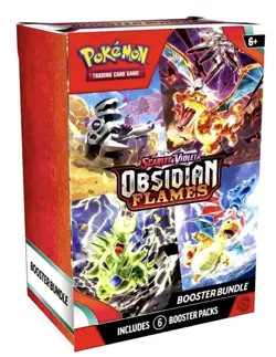 Pokemon TCG Obsidian Flames Booster Bundle SEALED 6 Packs - Image 1