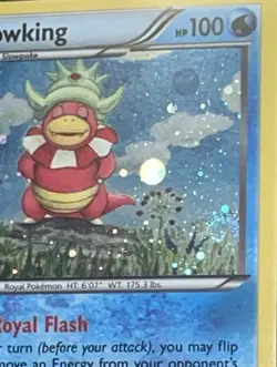 Slowking 21/122 BREAKPOINT Cosmos Holo Alternate Art HD GALAXY SWIRL Pokemon TCG - Image 1