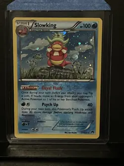 Slowking 21/122 BREAKPOINT Cosmos Holo Alternate Art HD GALAXY SWIRL Pokemon TCG - Image 2