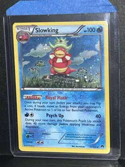 Slowking 21/122 BREAKPOINT Cosmos Holo Alternate Art HD GALAXY SWIRL Pokemon TCG - Image 5