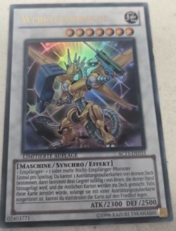 Yugioh German Power Tool Dragon AC11 Ultra Rare Limited Edition LP - Image 1