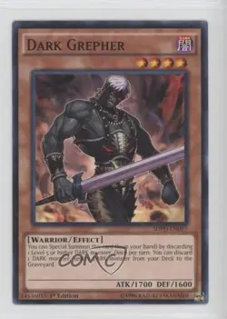 Dark Grepher 1st Ed. YuGiOh Pendulum Domination Structure Deck #SDPD-EN017 - Image 1