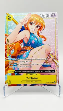 O-Nami OP06-101 Alternate Art Parallel Rare - Wings of the Captain - NM/M - Image 1